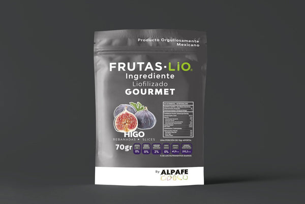 Bolsa de Higo Liofilizado en Rebanadas 70 g - Frutas Lio